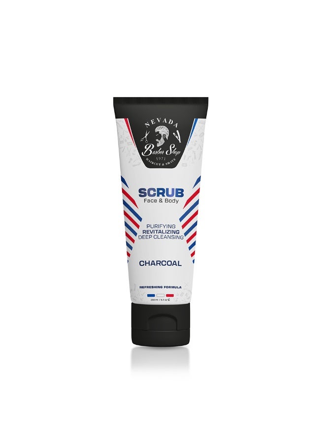 Nevada Charcoal Face and Body Scrub 250ml